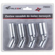 2F Nasadni ključevi za grijače 14-21 mm sa zglobom 3/8", set od 4 dijela
